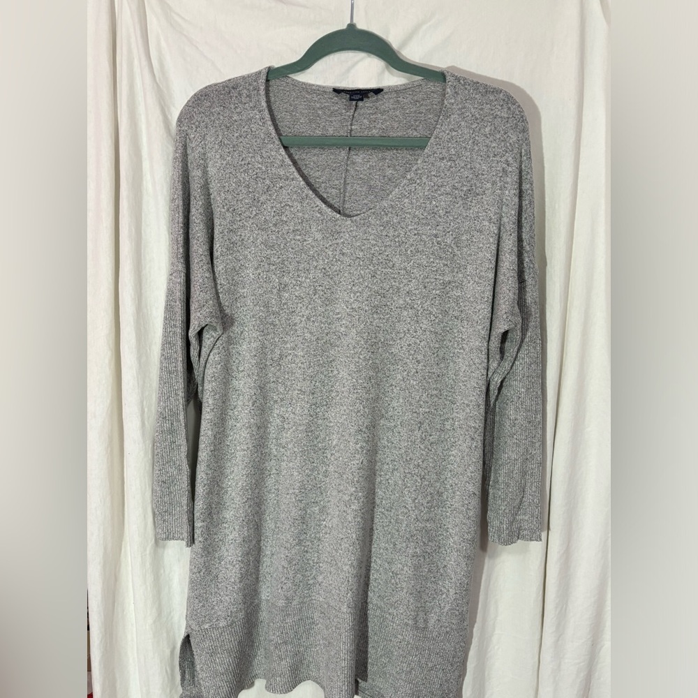 American Eagle Outfitters Loose-Fit Gray Sweater Dress Size S